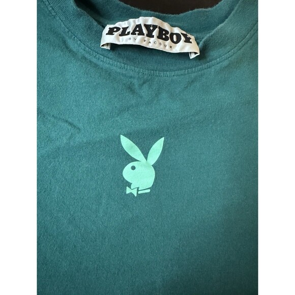 Playboy By Pacsun Mens Tshirt Green size Medium - Picture 4 of 7
